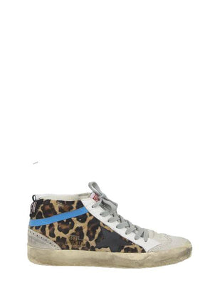 Baskets Golden Goose Mid Star Beige