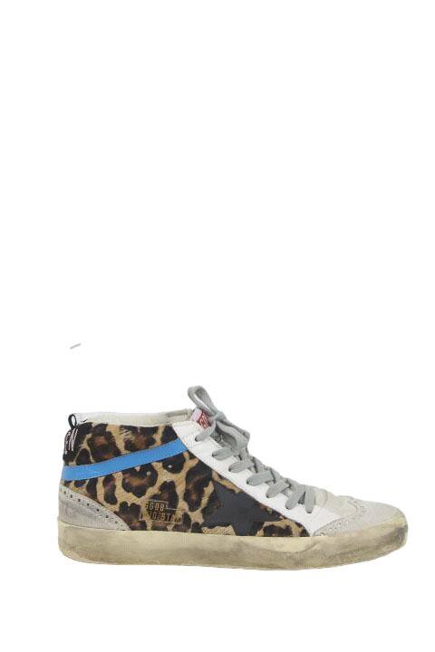Baskets Golden Goose Mid Star Beige