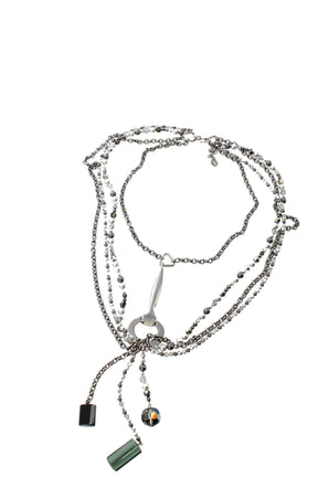 Sautoir Swarovski Other Gris