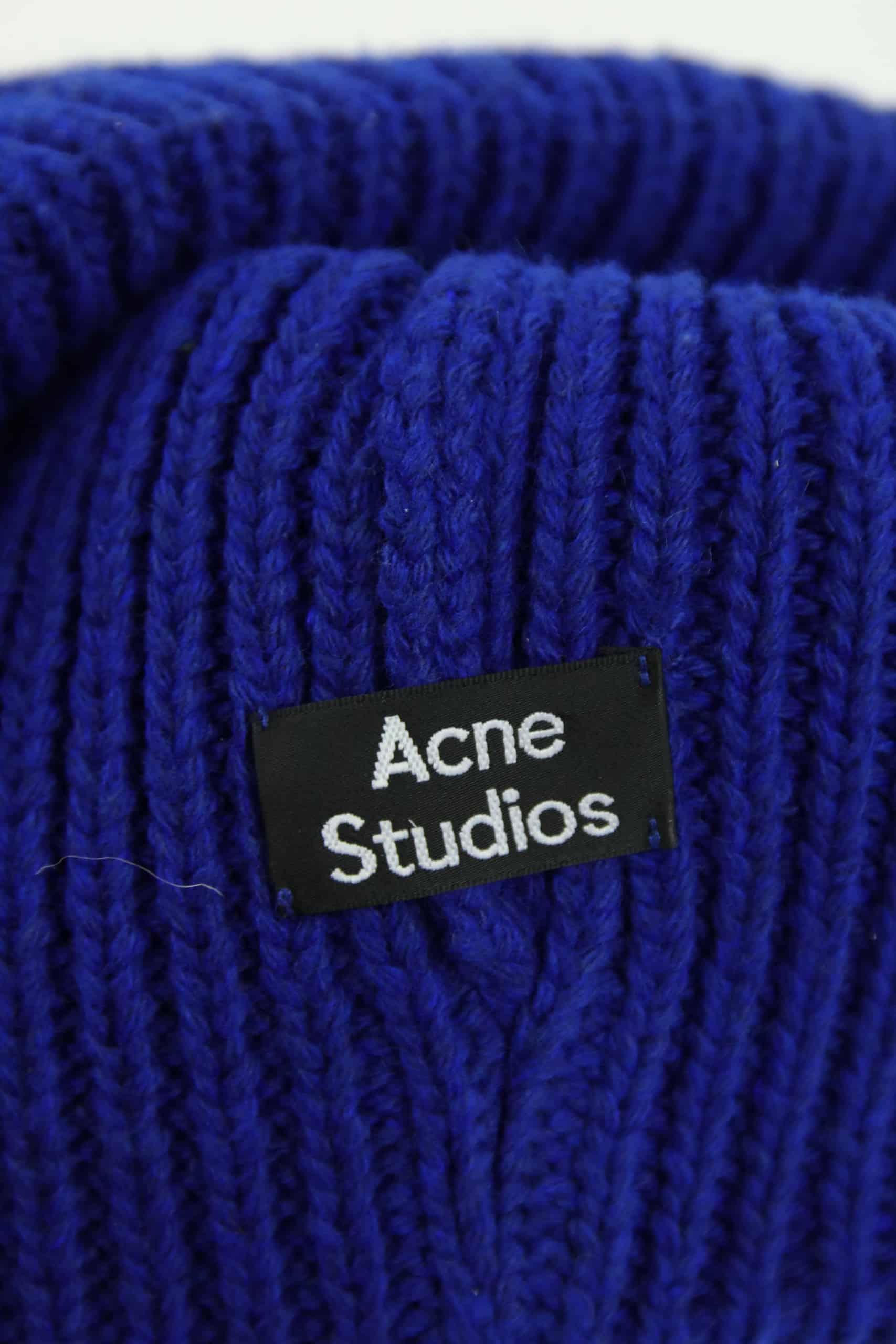 Bonnet Acne Studios  Bleu
