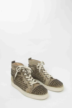 Baskets Christian Louboutin  Marron