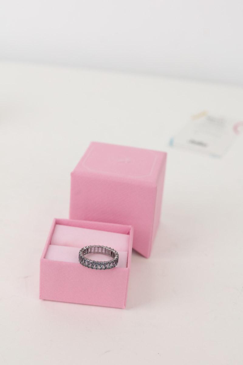 Bague Swarovski  Gris