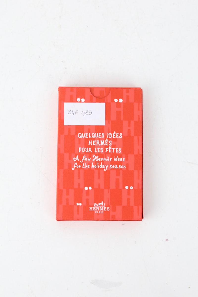 Jeu de cartes  Hermès  Rouge