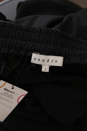 Pantalons Carot Sandro  Noir
