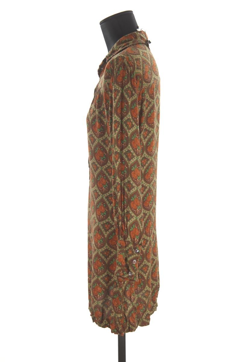 Tunique Femme ANTIK BATIK Taille 36 XS En Soie Légère, Manches Longues - Parfaite Pour Un Look Décontracté Et Coloré