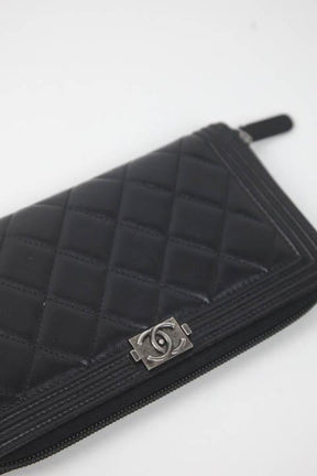 Portefeuille Chanel Boy Noir