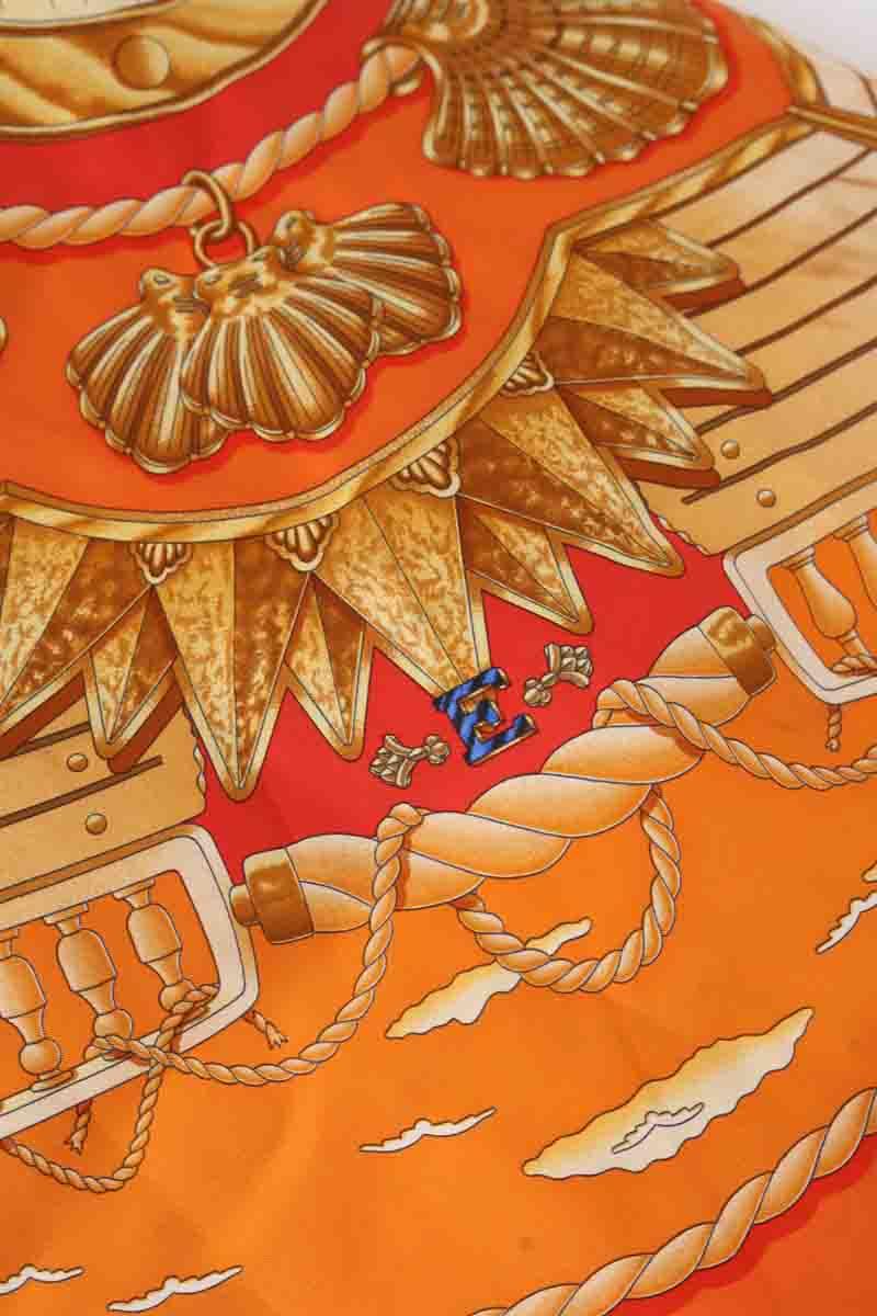 Foulard Hermès  Orange