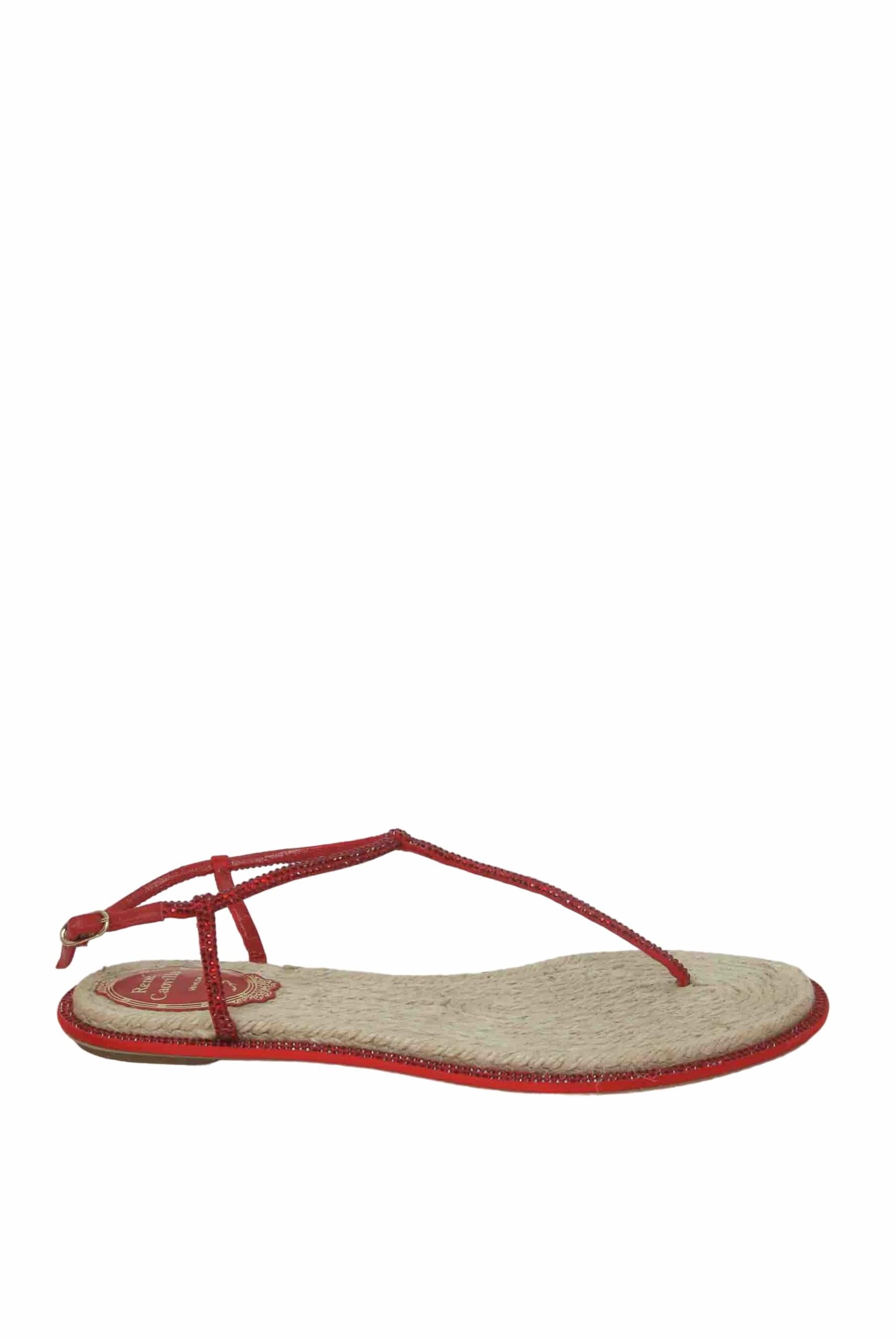 Sandales Rene Caovilla  Rouge