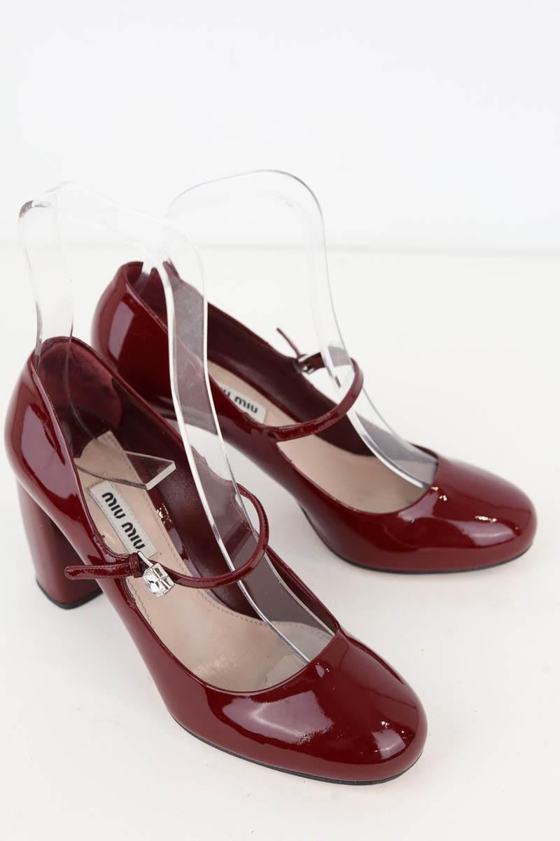Talons Miu Miu  Bordeaux