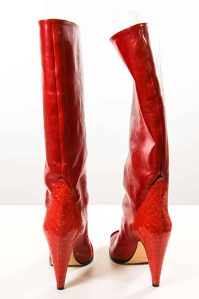 Bottes de cow-boy Givenchy  Rouge