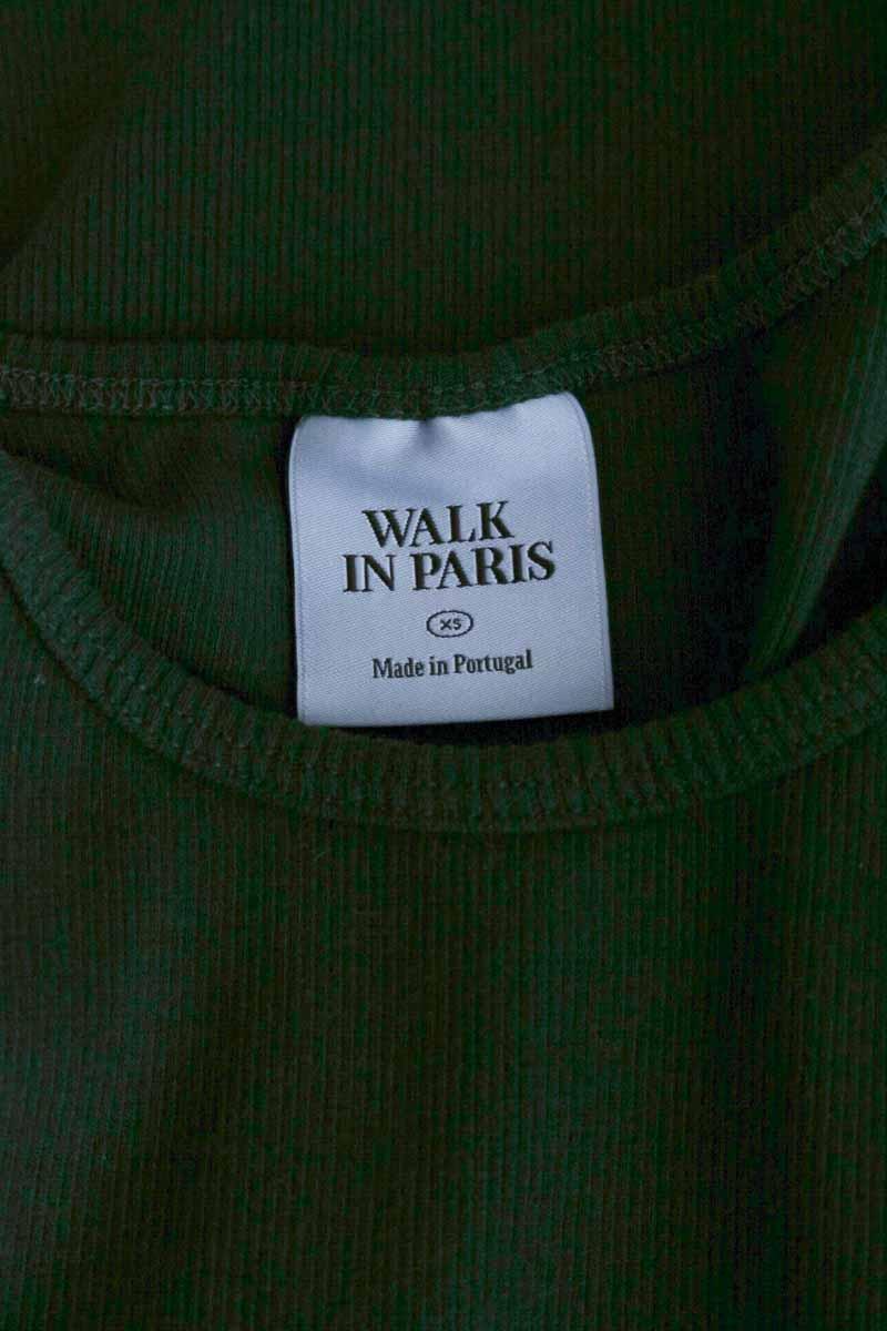 T-shirt WALK IN PARIS  Kaki