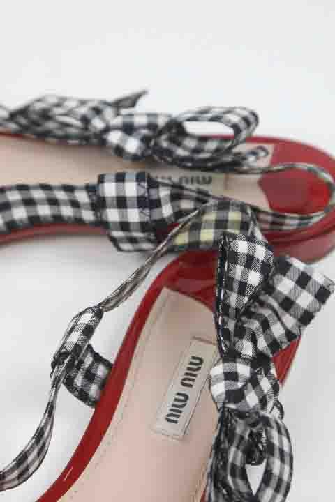 Sandales Miu Miu  Rouge