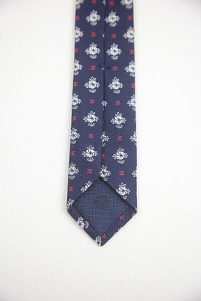 Cravate Chanel  Bleu