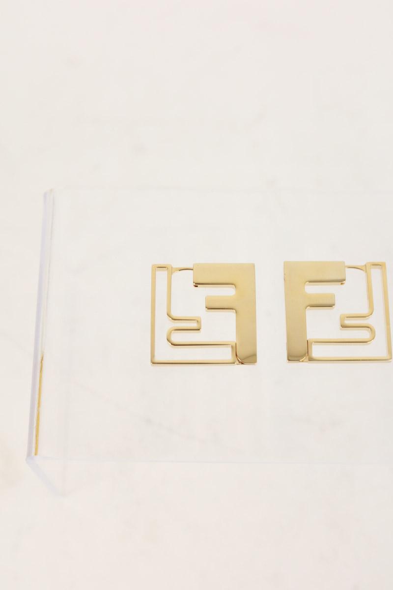 Boucles d'oreilles Fendi  Doré