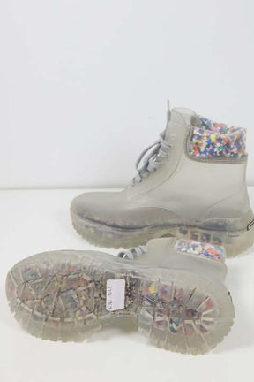 Bottes à lacets Lemon Jelly  Blanc