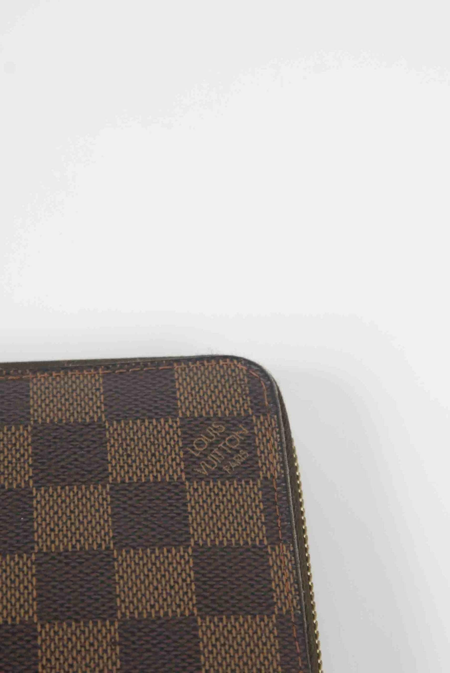 Portefeuille Louis Vuitton Zippy Marron