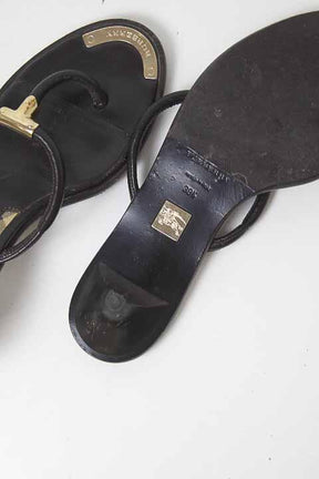 Sandales Burberry  Marron