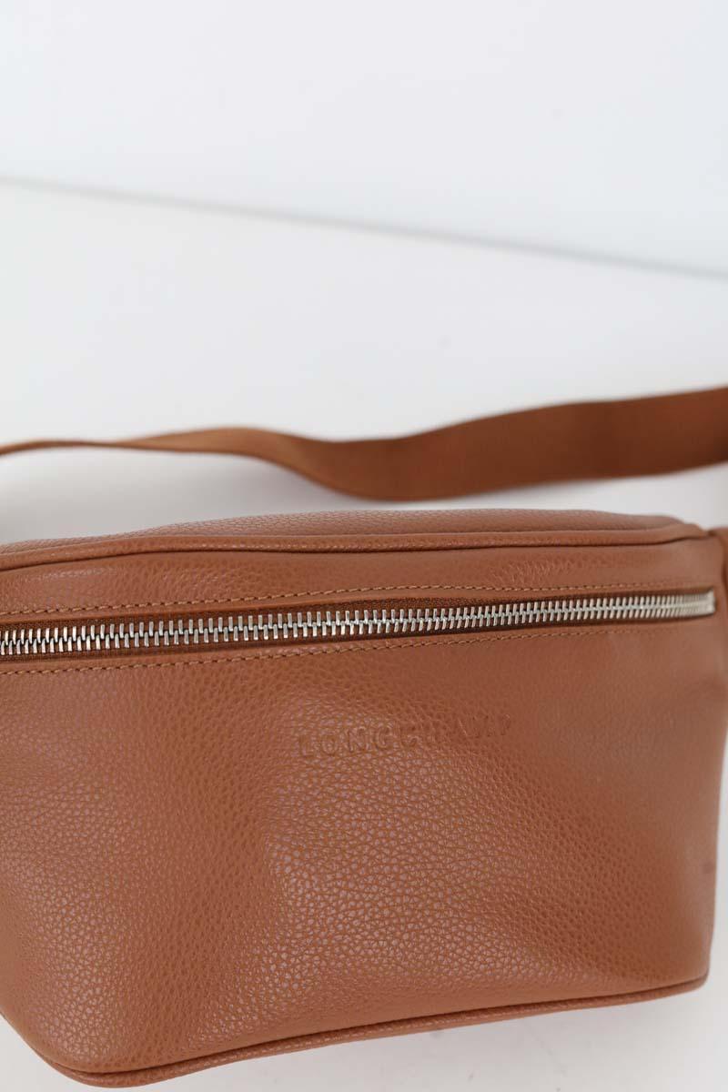 Sac banane Longchamp  Marron