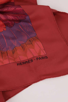 Carrés Hermès Carre Geant silk 140 Rouge