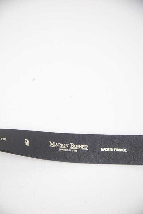 Cuir Maison Boinet  Noir