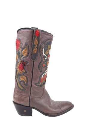 Bottes de cow-boy Celine  Marron