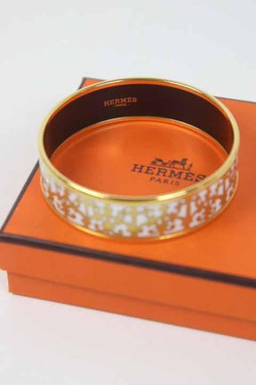 Bracelet Hermès Bracelet Email Doré