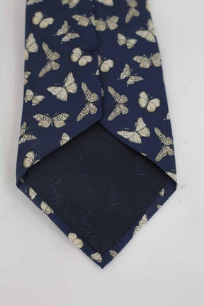 Cravate Yves Saint Laurent  Bleu