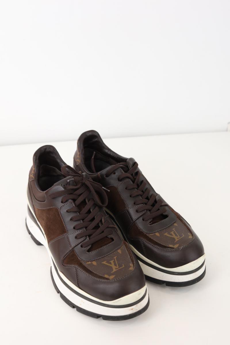 Baskets Louis Vuitton Run Away Marron