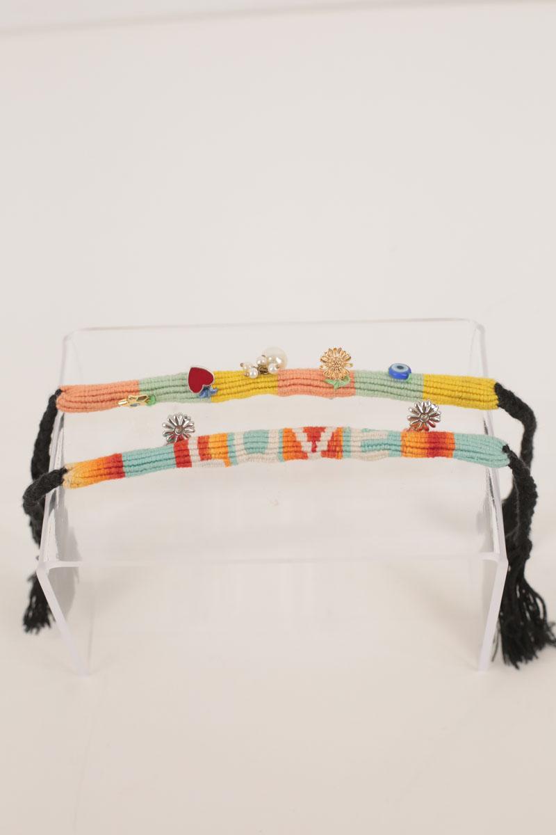 Lot de Bracelets Monoki  Multicolore
