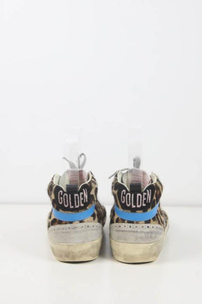 Baskets Golden Goose Mid Star Beige