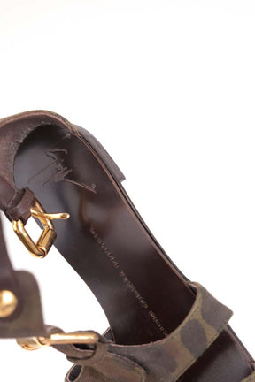 Sandales Giuseppe Zanotti  Kaki