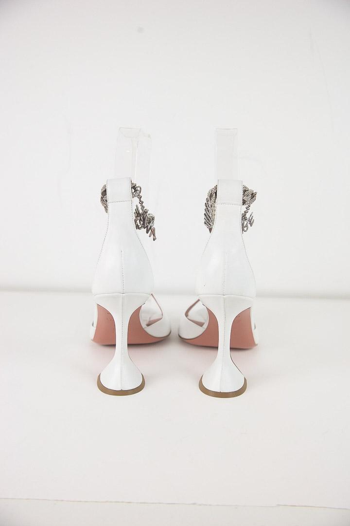 Sandales Amina Muaddi X AWGE Amina Muaddi X AWGE Blanc