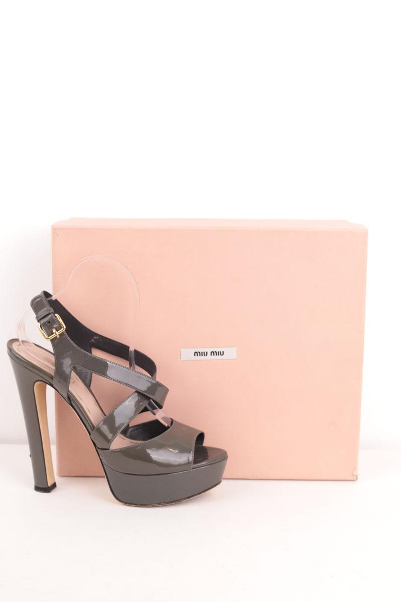 Talons Miu Miu  Kaki