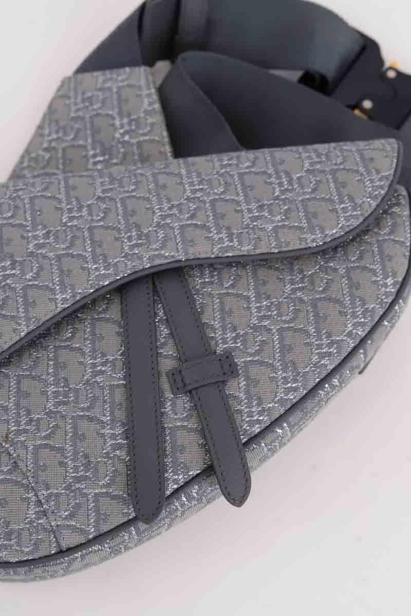 Bandoulière Dior Saddle Gris
