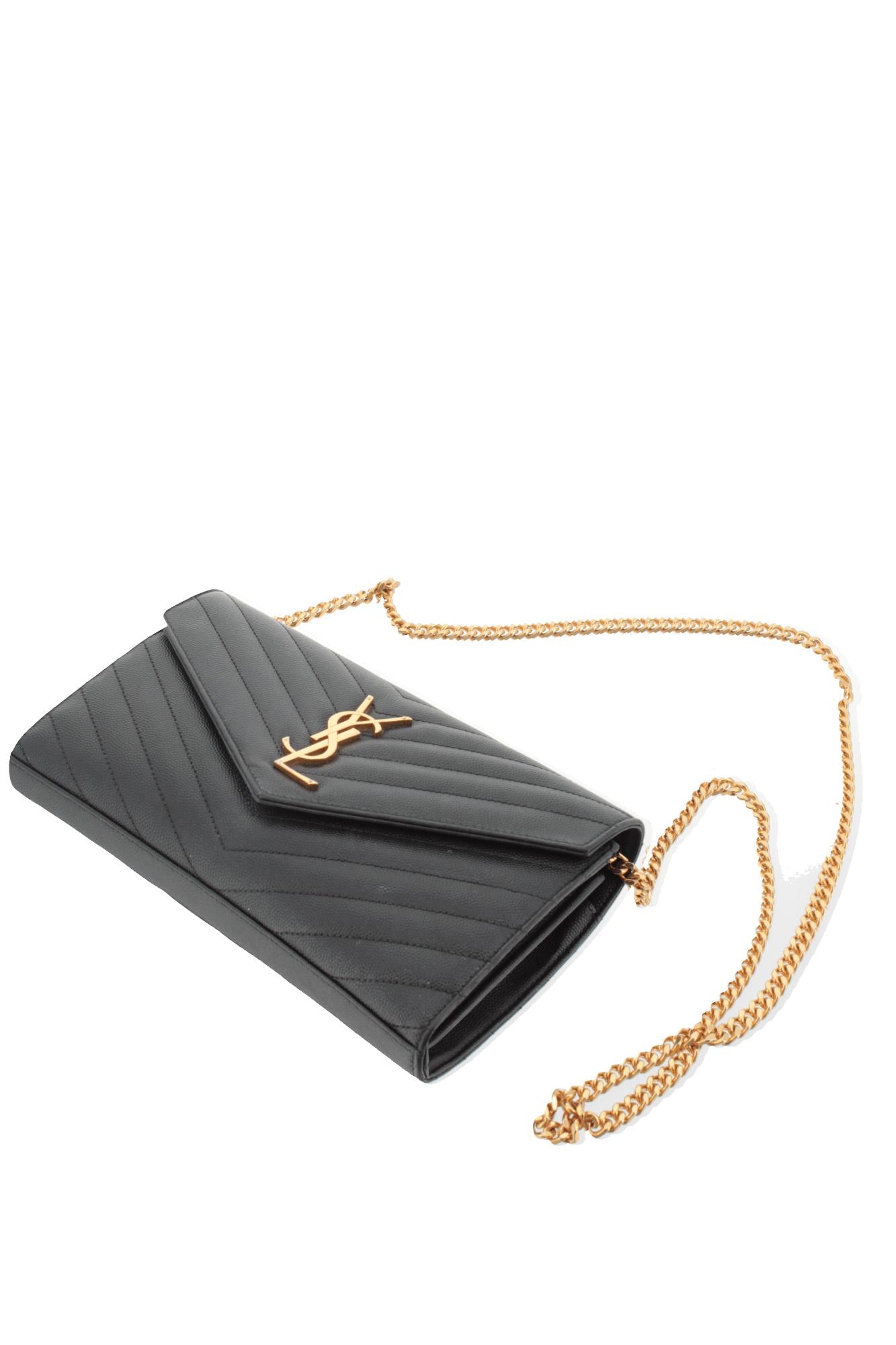 Bandoulière Saint Laurent Cassandra Noir