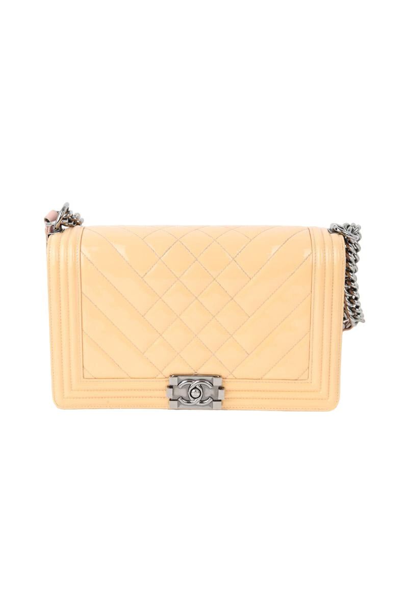 Bandoulière Chanel Boy Beige