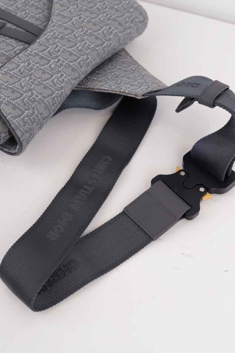 Bandoulière Dior Saddle Gris