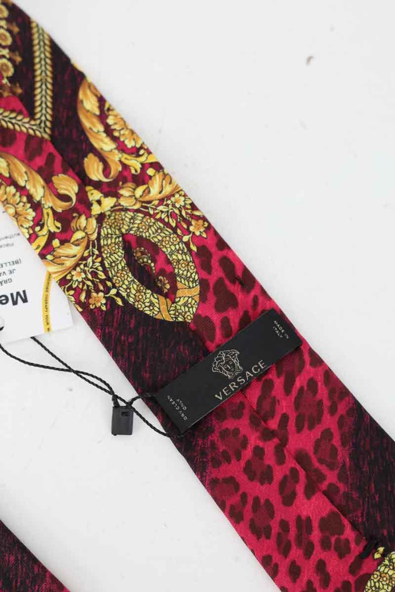Cravate Versace  Rose
