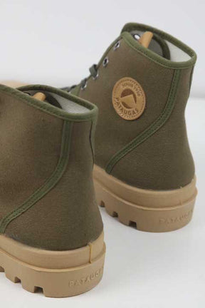 Bottes à lacets Pataugas  Kaki