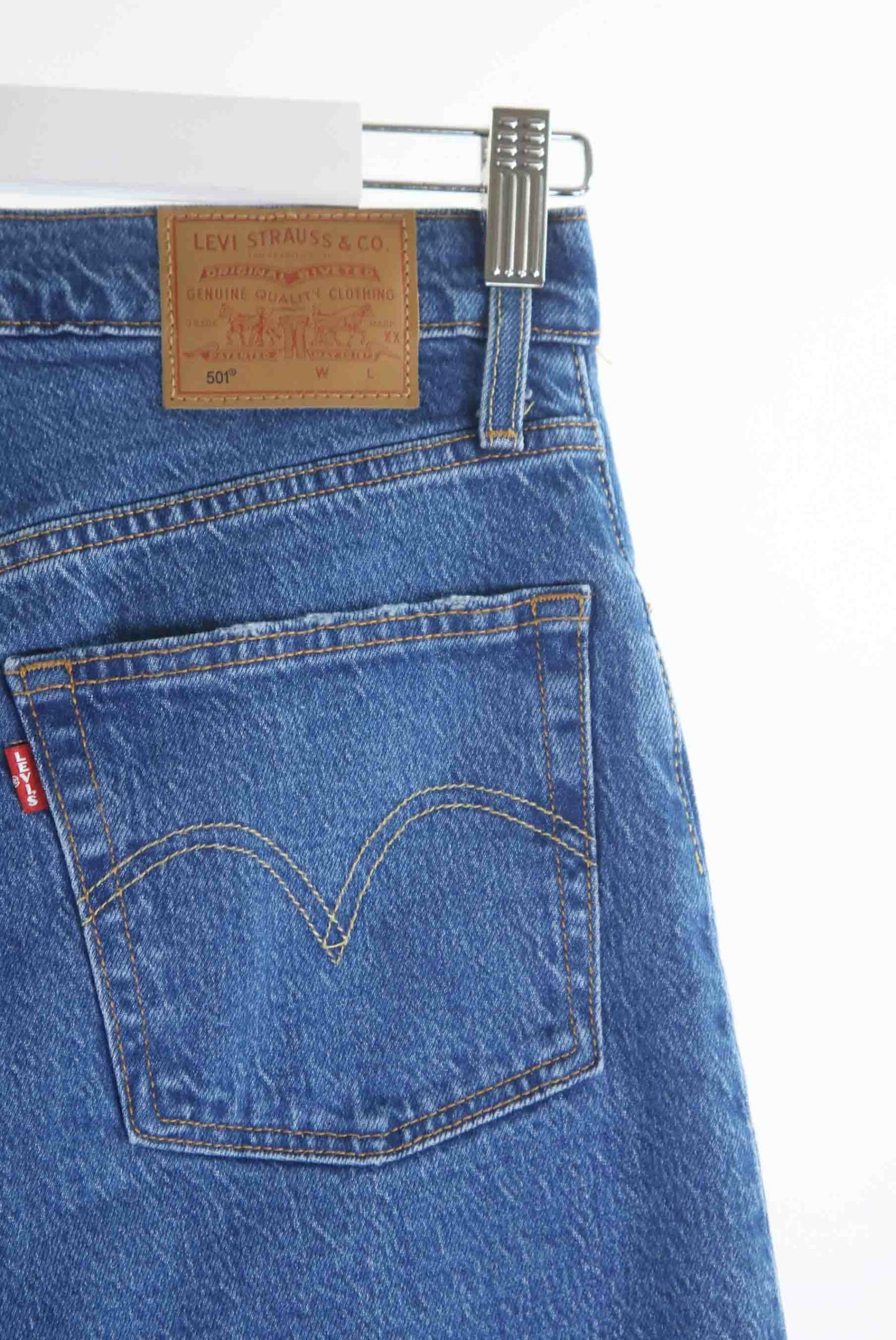 Droit Levis 501 Bleu