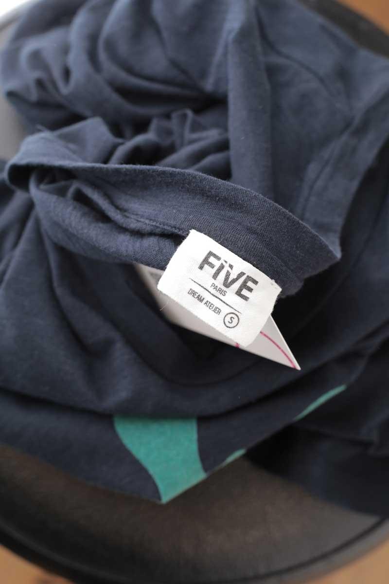 T-shirts FIVE  Bleu