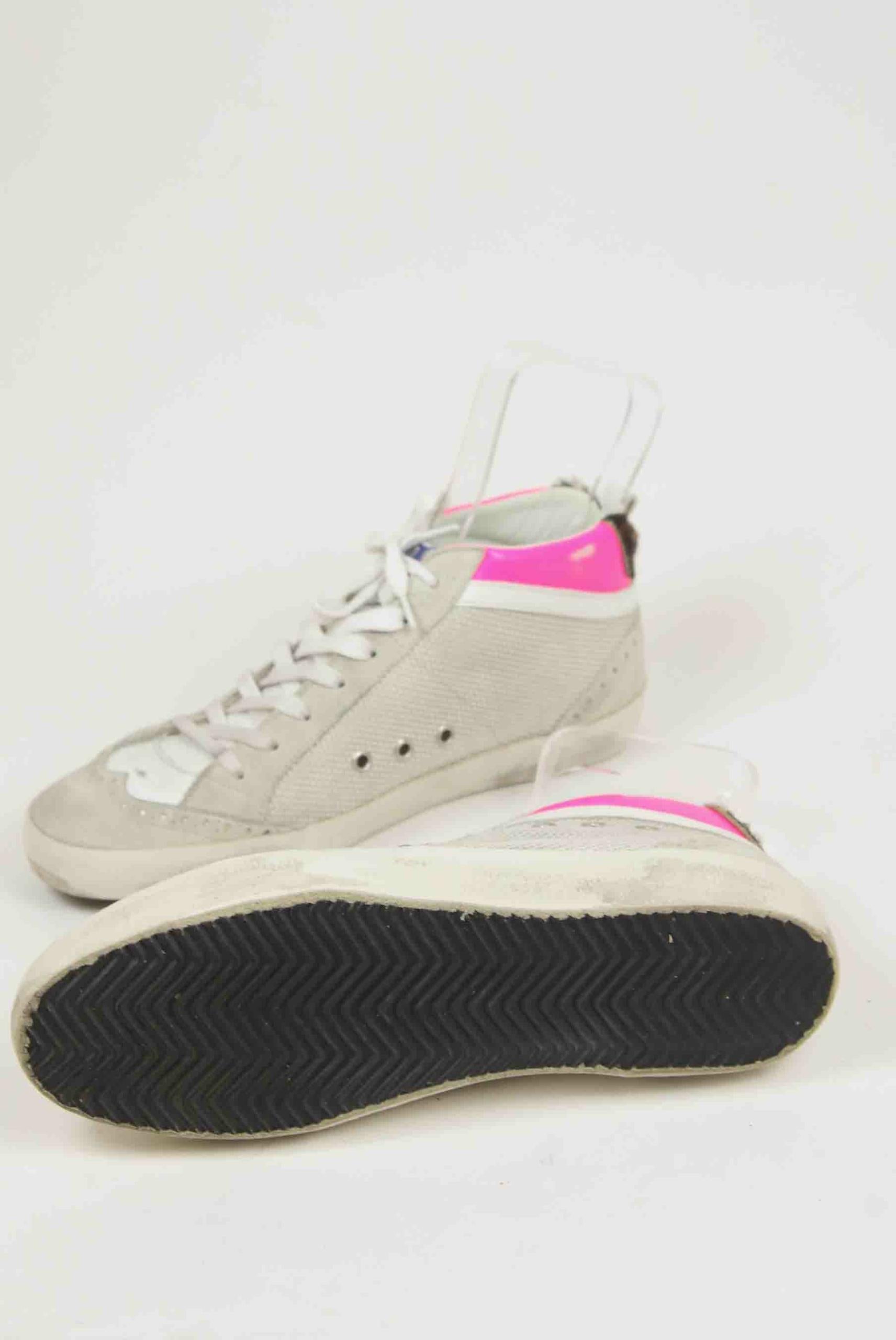 Baskets Golden Goose Mid Star Gris