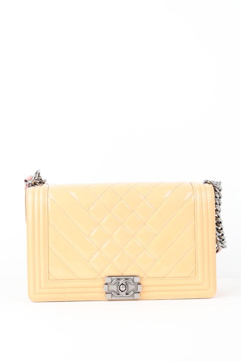 Bandoulière Chanel Boy Beige