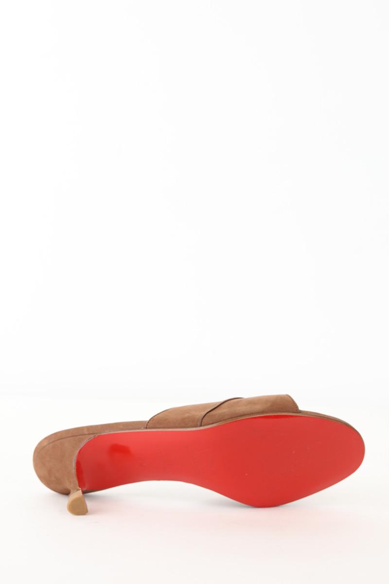 Mules Christian Louboutin  Marron