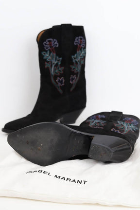 Bottes de cow-boy Isabel Marant  Noir