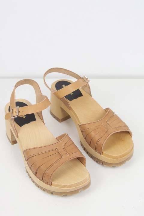 Sandales Swedish Hasbeens  Marron