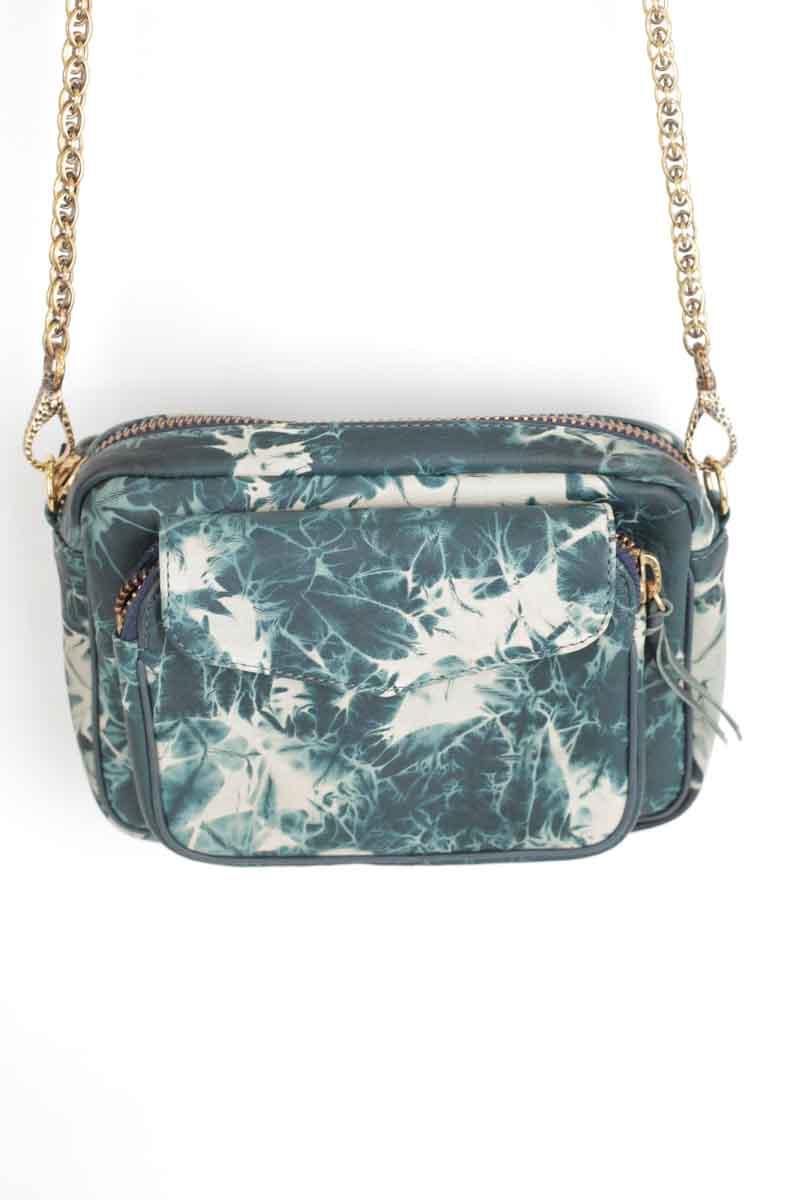 Bandoulière Claris Virot Charly Bleu