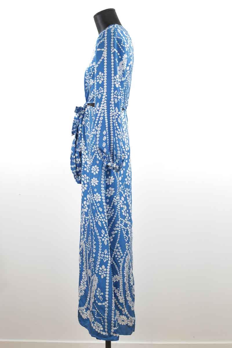 Mi-longueur Tresse  Bleu