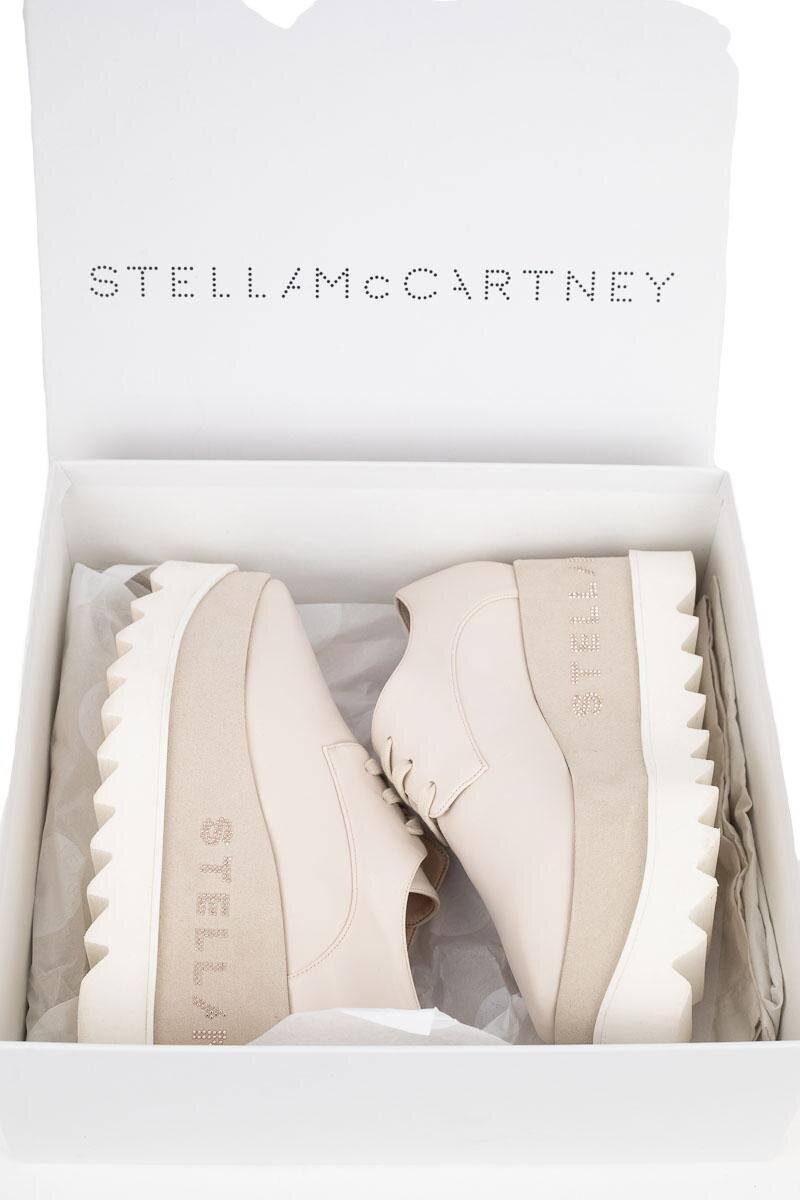 Chaussures à lacets Stella McCartney  Beige