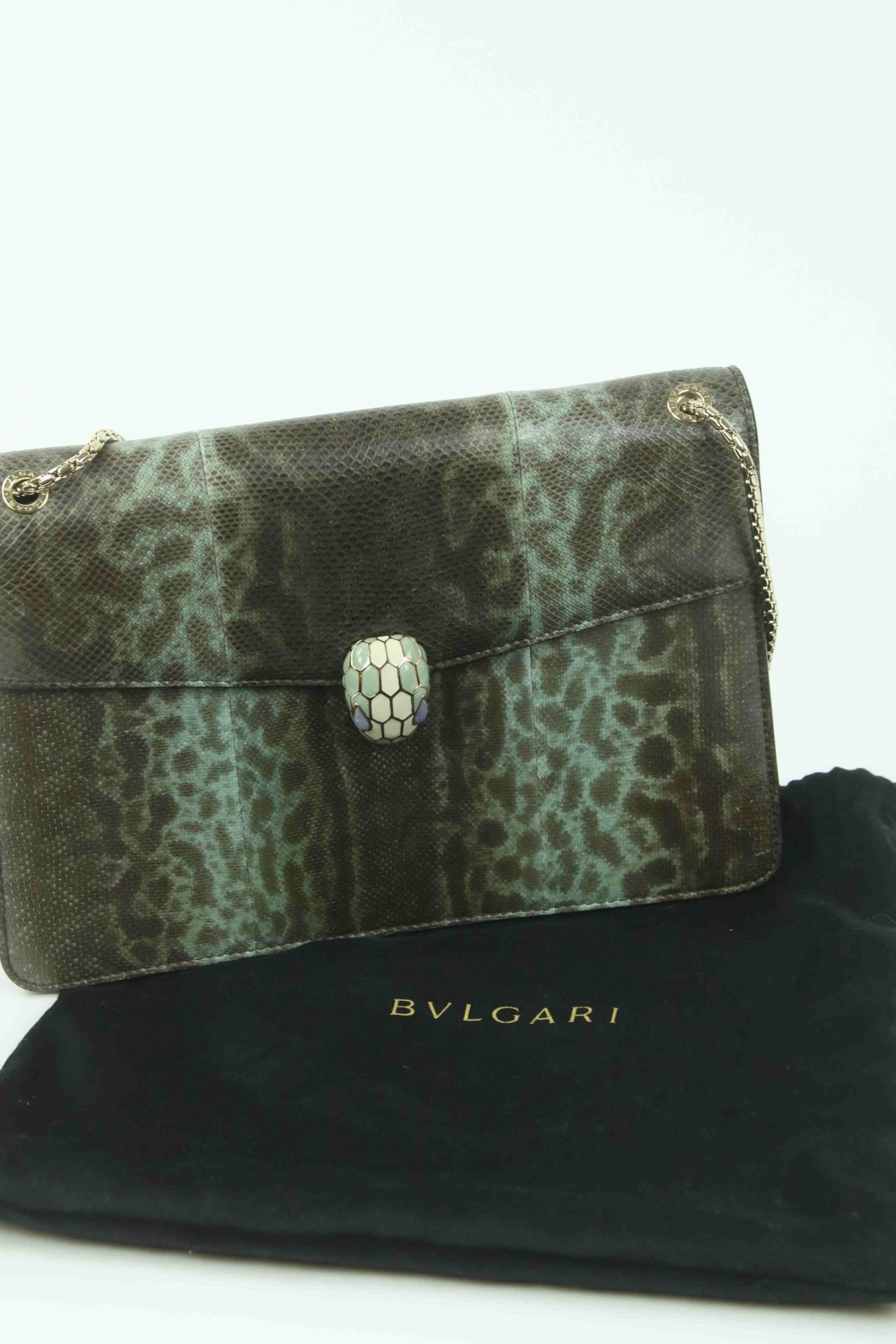 Sacs à main Bulgari Serpenti Vert